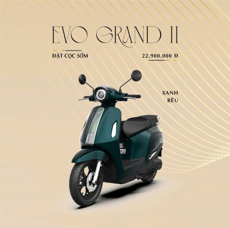 Xe máy điện VinFast Evo Grand II