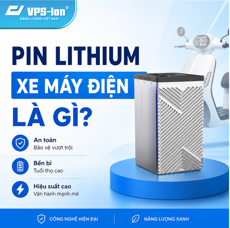 Pin lithium xe máy điện là gì