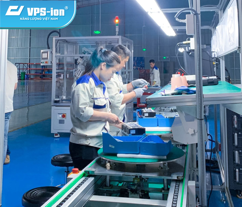 Quy trình lắp ráp pack pin tại nhà máy đạt chuẩn quốc tế