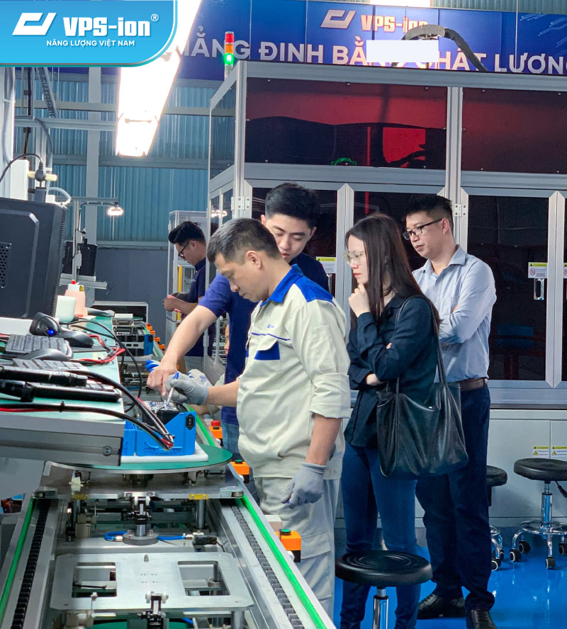 PSG đầu tư đồng bộ dây chuyền sản xuất pin lithium, kiểm tra khắt khe, đạt chuẩn iso
