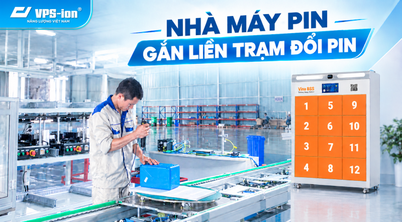 Nhà Máy Gắn Liền Với Chuỗi Trạm Đổi Pin: Mô Hình Tích Hợp Toàn Diện